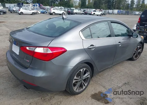2016 Kia Forte Ex из США, поврежденный, VIN KNAFX4A81G5483574